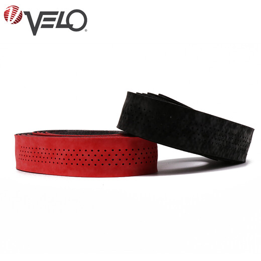 VELO road bike dead-speed bike handlebar with bicycle handlebar wrap strap shock-absorbing accessories 2023LH red