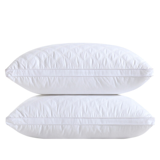 Arctic velvet (Bejirog) pillow core 100% cotton pillow 100% cotton feather velvet high elastic single pillow three-dimensional quilted pillow center pillow 48*74cm single pack