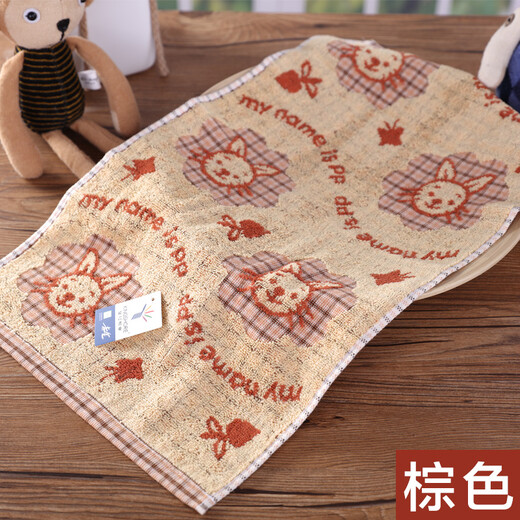 Gold number pure cotton home textile dark children's and ladies' household face and bath towels kindergarten small face towels children's sweat towel soft water-absorbent sweat-absorbent and durable blue