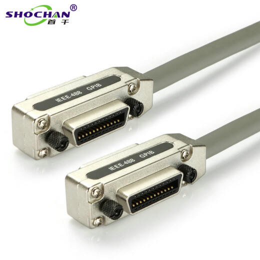 SHOCHAN IEEE488 cable GPIB acquisition card instrument communication cable SQ-IE488 light gray 1 meter