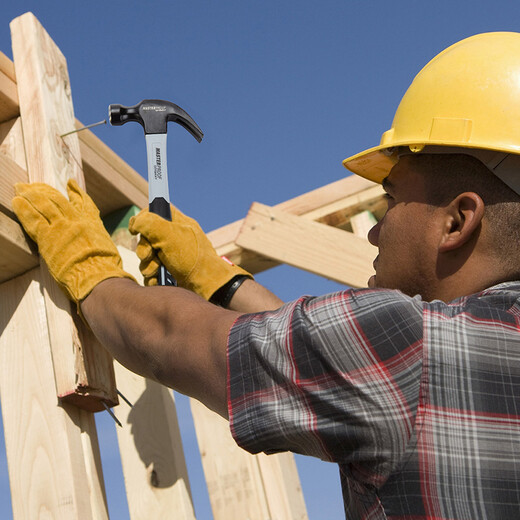 MASTERPROOF claw hammer woodworking nail hammer special steel hammer high carbon steel nail hammer integrated claw hammer German industrial grade 16OZ claw hammer preferred for construction site decoration