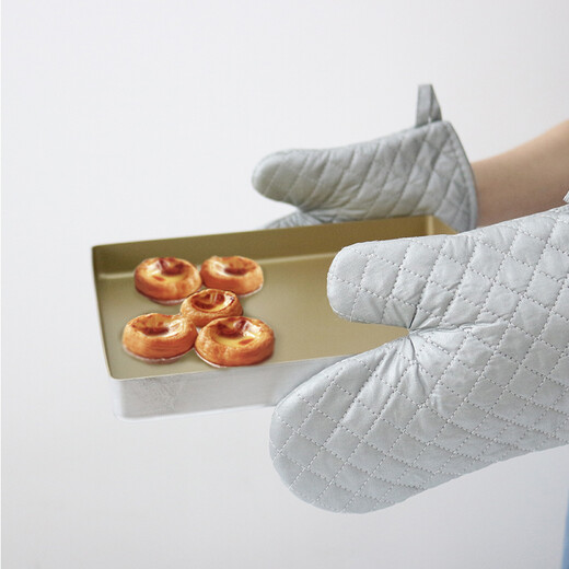 SANNENG Sanneng Insulated Gloves SN7993 SN7994 Oven High Temperature Resistant Oven Microwave Anti Scald Heat Resistant Gloves Short Pair