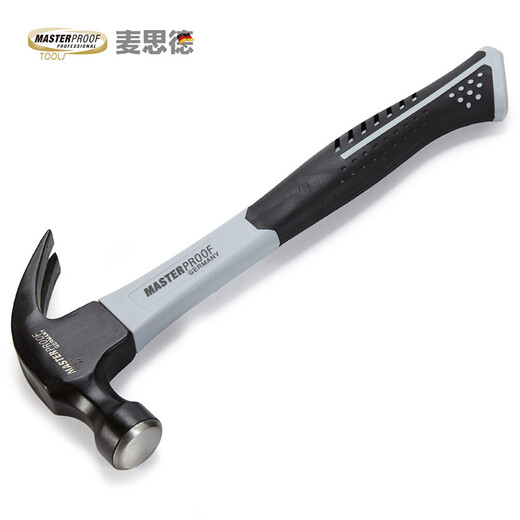 MASTERPROOF claw hammer woodworking nail hammer special steel hammer high carbon steel nail hammer integrated claw hammer German industrial grade 16OZ claw hammer preferred for construction site decoration