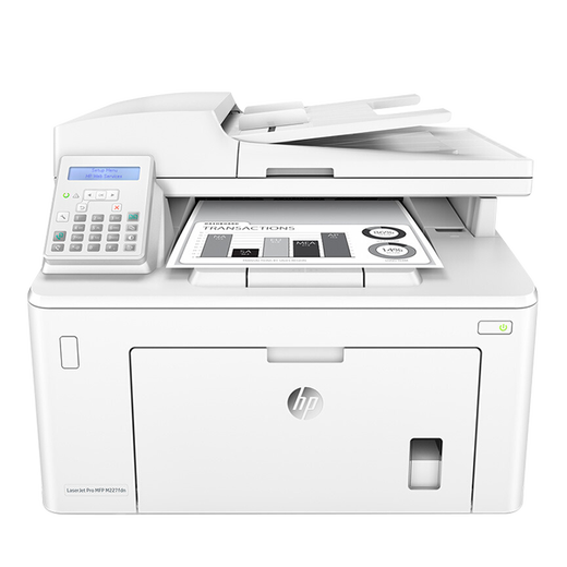 惠普（HP）M227fdw/227sdn A4黑白激光打印机 打印复印扫描多功能 自动双面打印 家用办公打印机 227fdn（双面打印+网线连接+传真）