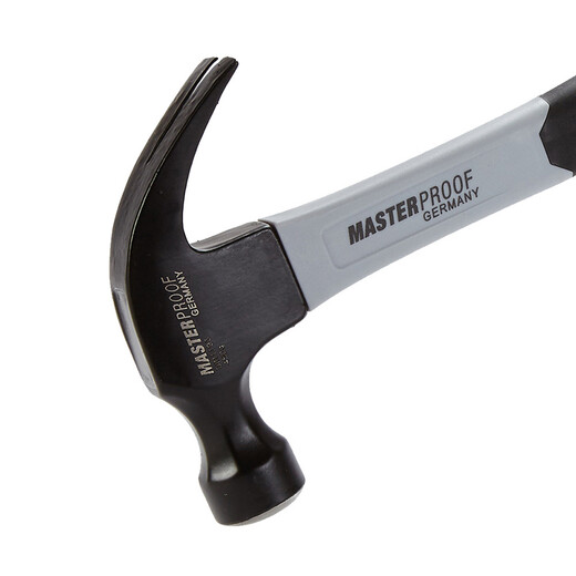 MASTERPROOF claw hammer woodworking nail hammer special steel hammer high carbon steel nail hammer integrated claw hammer German industrial grade 16OZ claw hammer preferred for construction site decoration