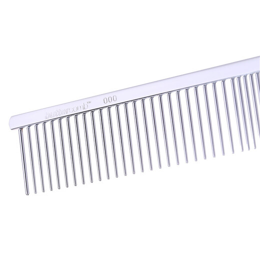 Chris Christensen imported from the United States pet grooming comb, cat hair comb, dog comb, knotted styling comb, floating hair 000 classic 7.5-inch coarse and thin comb