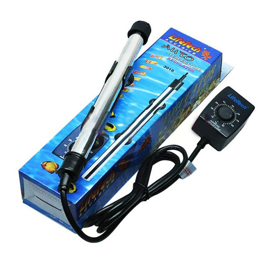 JEBO Fish Tank Heating Rod Heating Rod Aquarium Turtle Tank External Temperature Automatic Constant Temperature Stainless Steel Heating Rod 50w + Anti-scalding Protective Cover