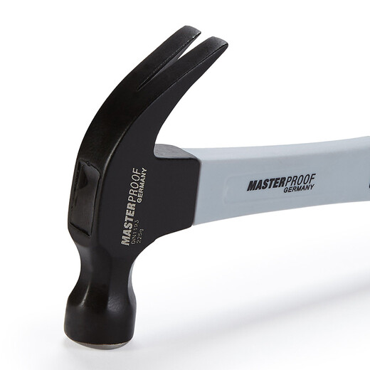 MASTERPROOF claw hammer woodworking nail hammer special steel hammer high carbon steel nail hammer integrated claw hammer German industrial grade 16OZ claw hammer preferred for construction site decoration