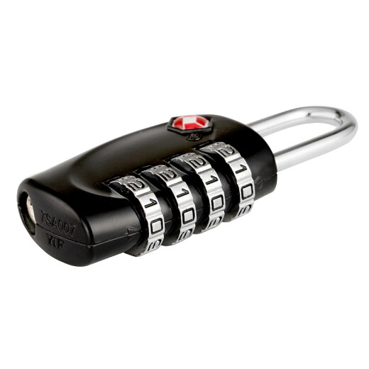 Auburn password padlock tsa overseas travel lock luggage lock drawer lock gym file cabinet lock 7603 black