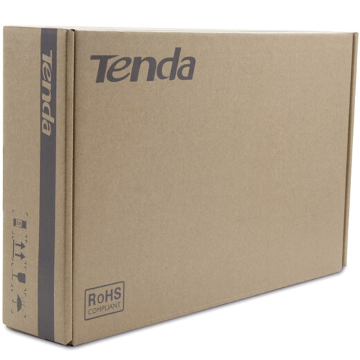 Tenda TEF102424 port 100M switch steel shell standard rack-mounted enterprise engineering network dedicated splitter