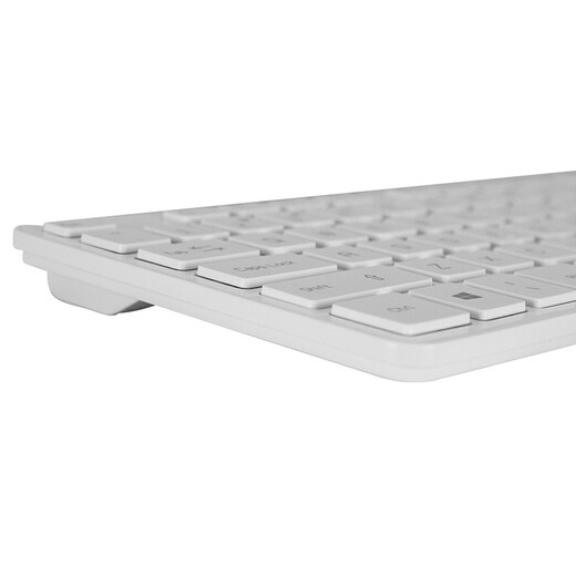 B.FRIENDit Wireless Keyboard and Mouse Set Silent Keyboard Ultra-Thin Scissor Keyboard and Mouse Set Membrane Desktop Computer Notebook External Office Chocolate Keyboard and Mouse Set Wireless Single Keyboard White