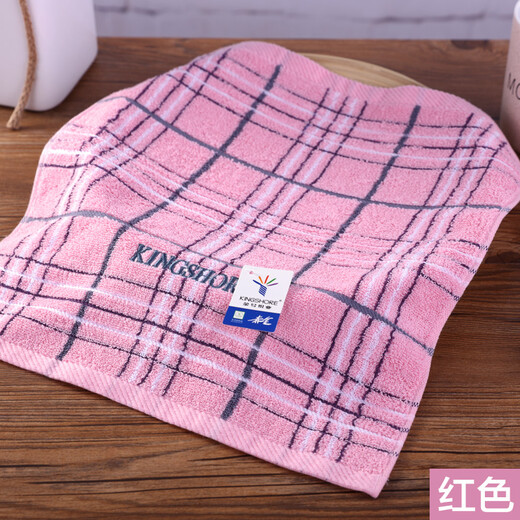 Gold size pure cotton household face towel for adults, couples and children, satin children's and ladies' kindergarten face towel, soft and absorbent large handkerchief, blue