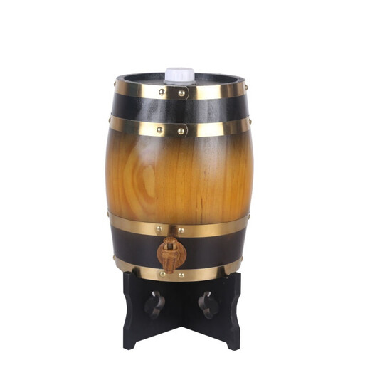 5L-225L vertical style oak wine barrel grape red wine barrel wooden white wine barrel wooden barrel decoration 20L vertical wine red aluminum foil liner wine barrel