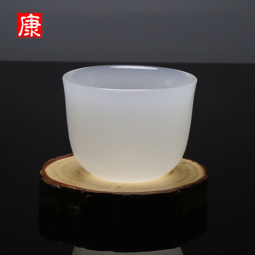 Changyin imitation jade wine glass glazed jade classical small wine glass Chinese wine glass set household white wine glass yellow wine glass one cup eight
