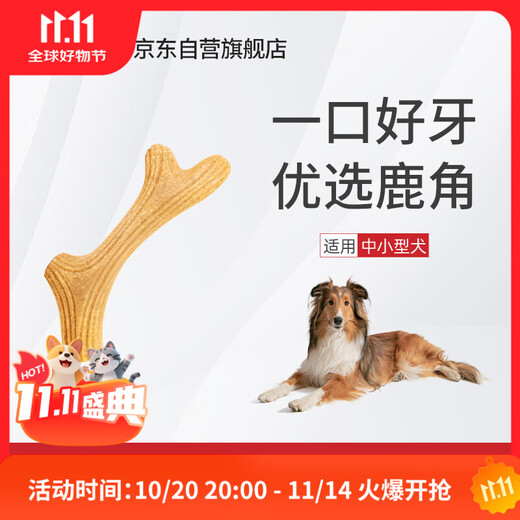 GiGwi Dog Toys Teething Sticks Dog Teething Toys Puppies Small Dogs Wood Plastic Antlers Small Pet Supplies Toys