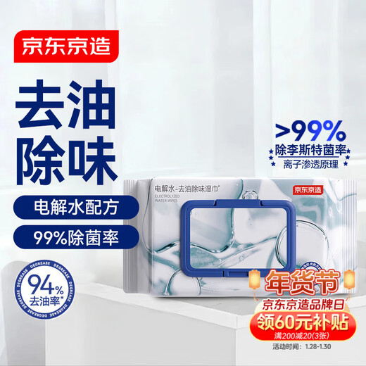 Made in Tokyo, electrolytic ion wet wipes, ultra-purifying wet wipes, degreasing kitchen paper wipes, thickened 80 pieces