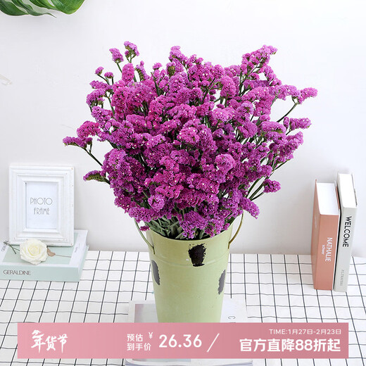 AIMAN Yunnan forget-me-not dried flowers real flower bouquet air-dried natural living room decoration decoration large bouquet of flowers and stars SN6981 forget-me-not rose red extra large bouquet 2Jin Jin equals 0.5 kg