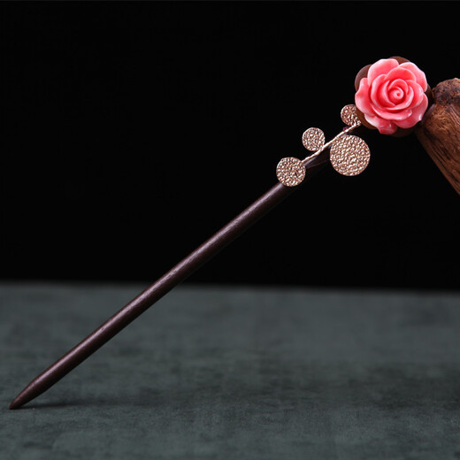 Beaded hairpins, classical hairpins, hairpins, hairpins, Chinese style antique style headwear, wooden hairpins, hairpins