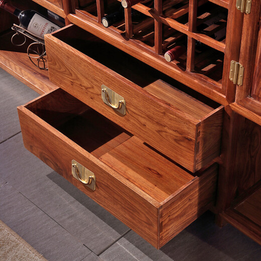 Yueshun mahogany sideboard Chinese style solid wood cabinet restaurant furniture storage cabinet X14