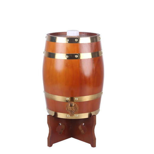 5L-225L vertical style oak wine barrel grape red wine barrel wooden white wine barrel wooden barrel decoration 20L vertical wine red aluminum foil liner wine barrel