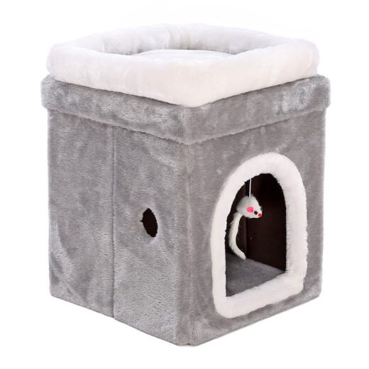 Huayuan Pet Equipment (hoopet) pet cat climbing frame against the wall small foldable cat shelf with cat nest cat hole cat jumping platform cat claw grinding toy