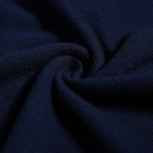 红都男装春秋新款纯色羊毛衫圆领簿款商务休闲套头羊毛针织衫 上青MM6210-2 XL 180/96A