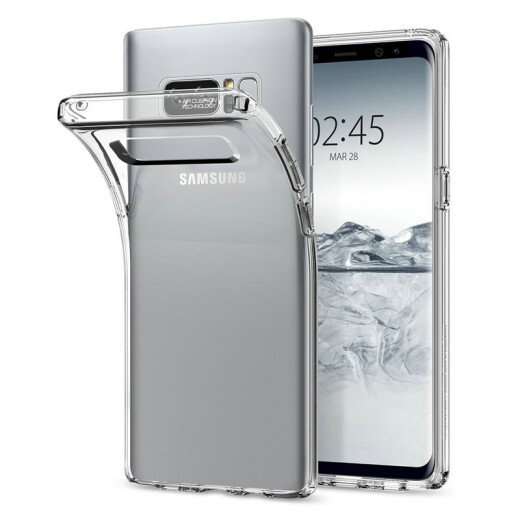 Aigu Samsung note8 transparent mobile phone case is highly transparent, lightweight and anti-fall soft shell silicone all-inclusive protective cover for Samsung Note8 Samsung note8 mobile phone transparent shell