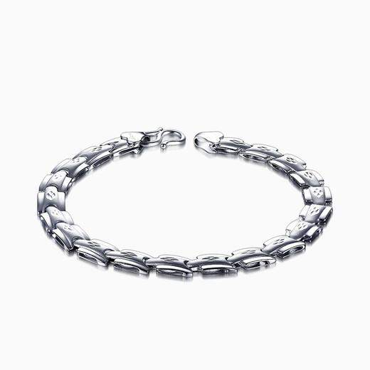 Pt.Charm platinum bracelet men's pt950 platinum watch strap chain personalized trendy men's chain. If it is not in stock, it can be customized. Take 15g as an example