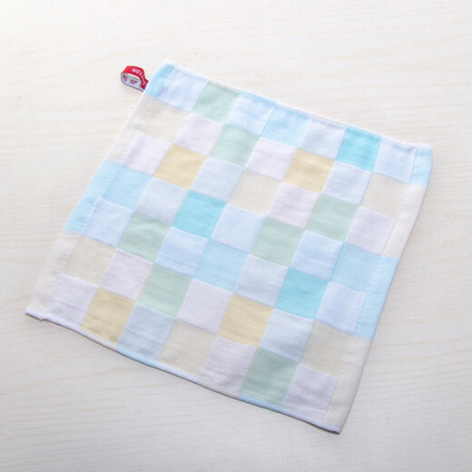 Full strength 3-pack free pure cotton gauze square towels, infant and toddler saliva towels, kindergarten small square towels, hand towels, small towels, pure cotton towels wholesale, mixed color 3-piece set 25*25