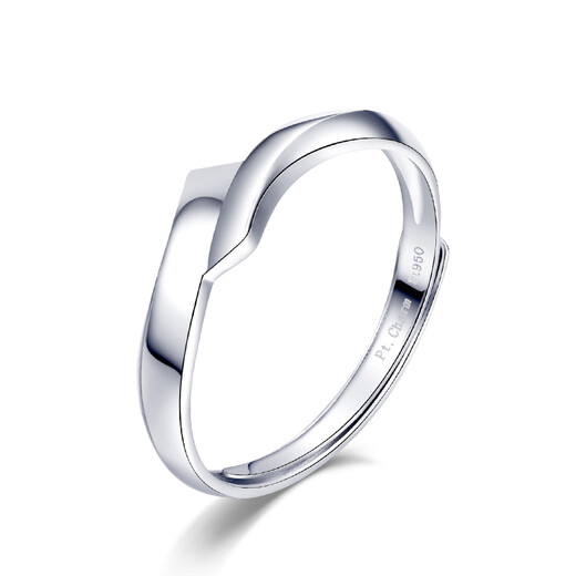 Pt.Charm platinum ring PT950 platinum men's and women's living wedding rings can be engraved with the heart and have a personalized pair of rings. Women's rings are not in stock and can be ordered. 2.8g
