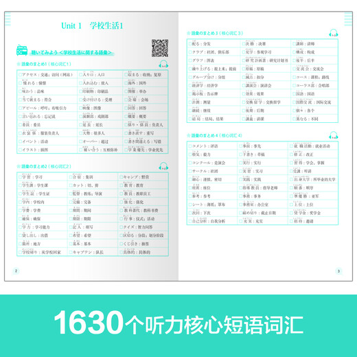 Japanese Red and Blue Book Series Green Book New Japanese Language Proficiency Test N1 Listening Comprehension (Detailed Explanation + Practice) (With Bonus Audio)