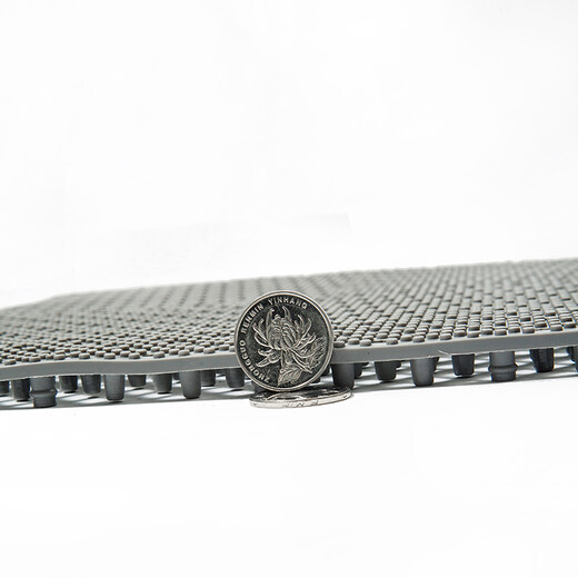 Indaro Indaro Bathroom Non-slip Shower Bath Children's Swimming Pool Cuttable Hollow Hydrophobic Bathroom Toilet Mats Light Gray 9 Pieces 30cm*30cm*9 Pieces Without Edges