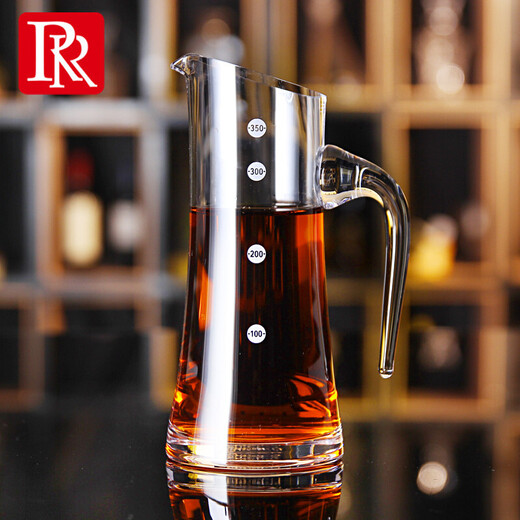 Crystal white wine dispenser with scale, creative glass foreign wine dispenser, fast red wine decanter, wine set, baer No. 5 cup
