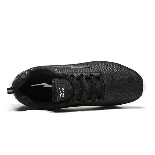Hongxing Erke men's running shoes shock-absorbing lightweight men's casual sports shoes 11118402217 black/white 39
