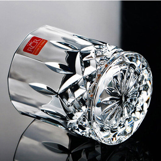 RCR imported crystal glass from Italy, whiskey glass, liquor glass, foreign wine glass, beer juice glass, beverage water glass, Aobo small model 210ml 1 piece