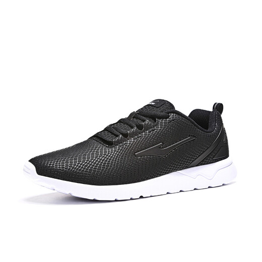 Hongxing Erke men's running shoes shock-absorbing lightweight men's casual sports shoes 11118402217 black/white 39