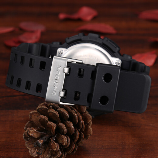 CASIO (Casio) G-SHOCK series multi-functional sports men's electronic watch GA-100-1A1