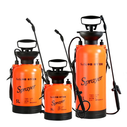 Shixia (seesa) Shixia brand watering kettle gardening watering kettle for watering flowers and spraying water pesticide sprayer agricultural manual air pressure sprayer 5L with stainless steel pole