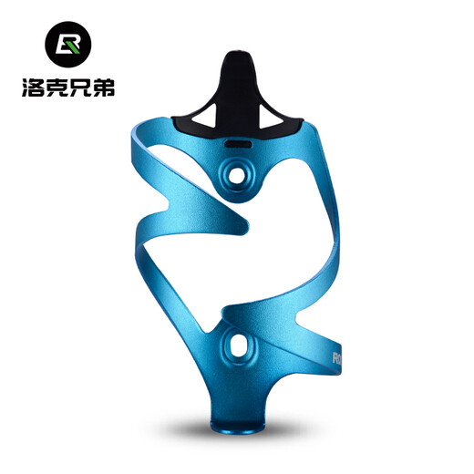 ROCKBROS Bicycle Aluminum Water Bottle Cage Integrated Mountain Bike Water Cup Holder Cycling Equipment Bicycle Accessories Unilateral Style - Black (With Screws + Tools)