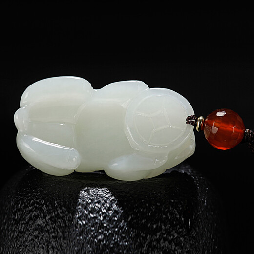 Guibao Valentine's Day Gift Hetian Jade Pixiu Pendant for Men and Women Jade Pendant Jade Pendant Back Money Jade Necklace Jade Pendant