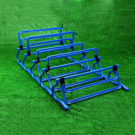 Football training hurdle rack, physical training rack, fitness equipment, agility jump hurdle, ladder, jump fence height adjustable yellow