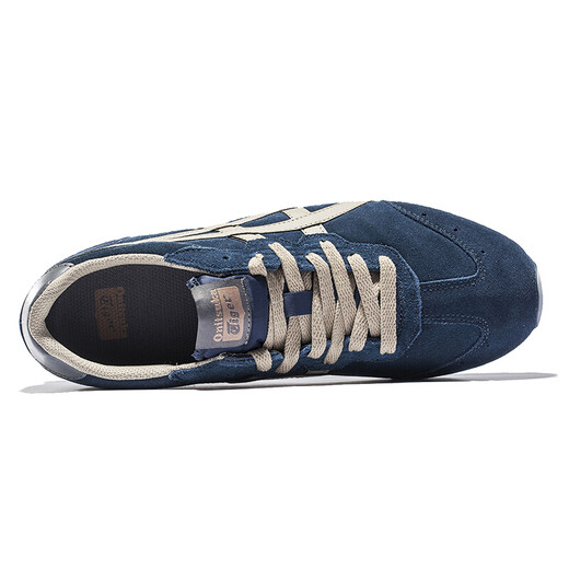 Onitsuka Tiger D430L-2550 lightweight sports and leisure retro jogging shoes men T-STORMER navy blue/off-white 41.5