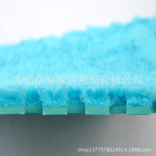 Zhonghong foam puzzle carpet covers the whole tatami bedroom, children's game mat, suede splicing carpet, EVA can be cut and customized, princess large area single piece, purple 31*31CM, small piece, single color