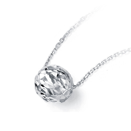 Jinduoxi Jewelry Pt950 platinum pendant hollow transfer beads Lutong platinum hollow necklace men and women large diameter 8mm