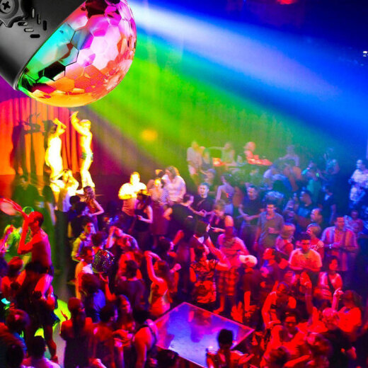 Datouren ktv colored lights stage lights laser magic ball lights bar lights bounce lights flash colorful rotating lights bedroom atmosphere lights