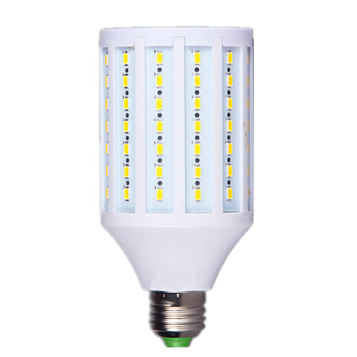 Exhibition LED large corn light bulb home indoor ultra-bright high-power lighting energy-saving column bulb 360-degree home office workshop corridor lighting large factory small screw mouth E14-white light 5W (watt)