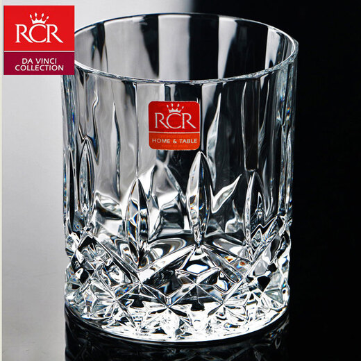 RCR imported crystal glass from Italy, whiskey glass, liquor glass, foreign wine glass, beer juice glass, beverage water glass, Aobo small model 210ml 1 piece
