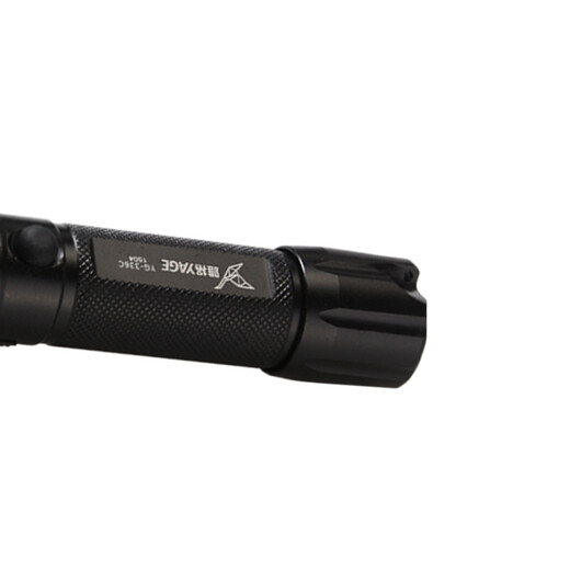 Yage flashlight, strong light, long-range charging, dimmable, adjustable focus, three-speed dimming, zoom, outdoor riding, household waterproof LED long-range, with battery charger 336C+ bracket