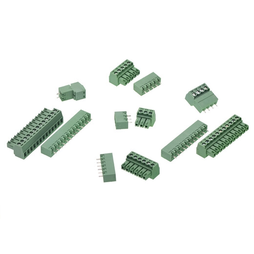 TaoTimeClub 3.81MM plug-in terminal block straight pin curved pin KF2EDG-3.81 8P straight pin set