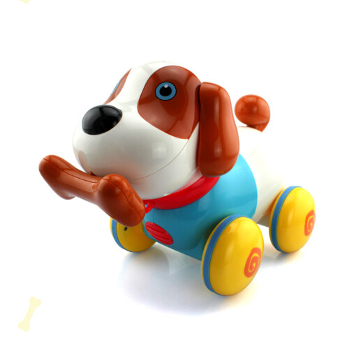 [Rechargeable Version] Music Pull Dog Leash Cartoon Pet Puppy Can Sing, Bark, Touch Sensitive Drag Dog Electric Puppy Toy Robot Dog Children's Day Gift Music Pull Dog
